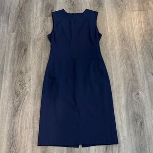 Theory Dark Blue Midi Dress